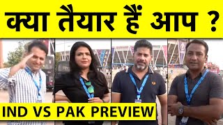 🔴LIVE VIKRANT  SWETA  NIKHIL  RAHUL IN AHMEDABAD  INDIA VS PAKISTAN PREVIEW [upl. by Millicent581]