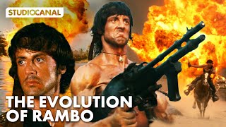 Rambo  Sylvester Stallone in THE RAMBO TRILOGY  The Evolution of Rambo [upl. by Eimirej281]