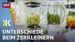 Standmixer im Test Nicht alle pürieren gleich gut  2020  Kassensturz  SRF [upl. by Htezil84]