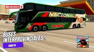 BUSES INTERPROVINCIALES DEL NORTE Y SUR DEL PERÚ  worldbusdrivingsimulator [upl. by Andee]