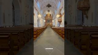 Jesuit Church Jesuitenkirche Baroque Architecture Lucerne Switzerland Shorts [upl. by Eahsel]