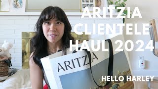 Aritzia Clientele Haul 2024 [upl. by Etteval]