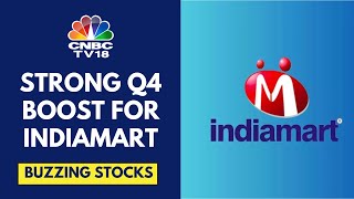 IndiaMart Surges 10 In Trade On The Back Of Strong Q4 Net Profit Up 44 YoY To ₹996 cr CNBC TV18 [upl. by Ybeloc]