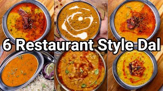 6 Types of Restaurant Style Dal Recipes at Home for Rice amp Roti  Healthy Protein Rich Dal Recipes [upl. by Davon]