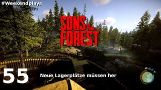 Let’s Play Sons of the Forest 55 DerElu Neue Lagerplätze müssen her [upl. by Nyletak]