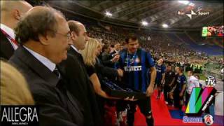 PREMIAZIONE COPPA ITALIA 2010 VINCE L INTER  ROMA INTER 01  05052010 [upl. by Selina767]