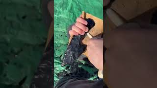 Making an Obsidian FullTang Knife [upl. by Gillan]