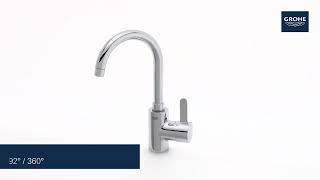 Grohe Eurosmart Cosmopolitan L single lever bath mixer 32830000 [upl. by Adiarf]