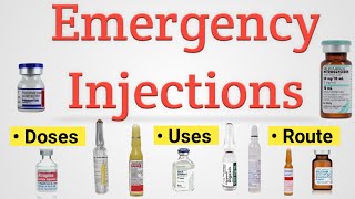 Emergency Injection  Emergency Medicine  Emergency Injection कौन से होते हैं [upl. by Jessie]