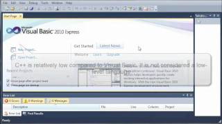 Visual Basic Tutorial  1  What Is Visual Basic [upl. by Tsnre529]