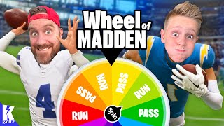 Wheel of Madden PASS vs RUN Franchise Part 5 [upl. by Elleuqram]