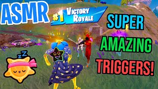 ASMR Gaming 😴 Fortnite Super Amazing Relaxing Triggers for Sleep 🎮🎧 Controller Sounds  Whispering 💤 [upl. by Alburga]