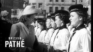 Elizabeth Opens Dundee Park 1946 [upl. by Killen]