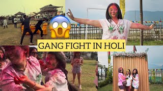 HOLI MA VAYO GANG FIGHT 😳  JAIGAON [upl. by Islehc]