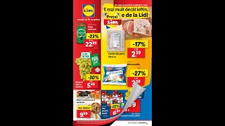 Catalog Lidl 9 Septembrie  15 Septembrie 2024  Oferta Lidl din 09 09 2024 [upl. by Aehtorod]