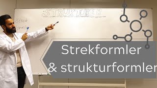 Hvordan skrivetegne kjemiske strukturerformler  strekformler strukturformler Ep15 [upl. by Ettigdirb66]