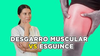 ¿Cuál es la diferencia entre DESGARRO muscular y ESGUINCE [upl. by Bryce223]