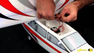 EFlite Apprentice S RC Plane  Assembly and Action Video [upl. by Thedric]