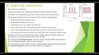 Klas 1 Thema 5 Waarneming gedrag regeling Basisstof 1 Je omgeving waarnemen [upl. by Linson]