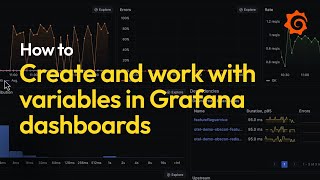 How to Create and Work with Variables  Grafana [upl. by Starks332]