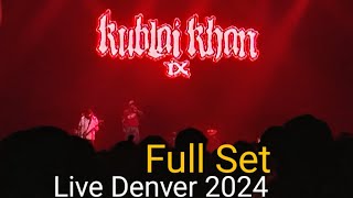 Kublai Khan TX Live Full Set Denver CO April 30th 2024 [upl. by Ameer]