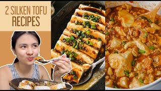 2 Easy Ways to Cook amp Prepare Silken Tofu  Budget Vegan Recipes [upl. by Olwena]