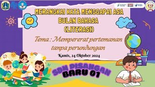 Merangkai kata menggapai asa  bulan bahasa lomba Literasi [upl. by Ramsey368]