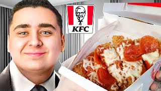 Trying The KFC CHIZZA [upl. by Htinnek]