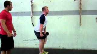 Dumbbell Suitcase Deadlift Demonstration [upl. by Therese]