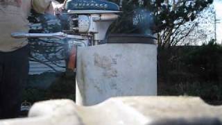 1946 Evinrude Zephyr 54 hp 4 cylinder [upl. by Iy484]