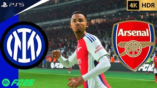 FC 25  Inter Lombardia FC vs Arsenal  UEFA Champions League 202425  PS5™ 4K60 [upl. by Tilly]