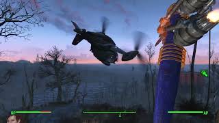 Fallout 4  Fly Much  Funny Moments  Glitches  Vertibird Crash [upl. by Maje]