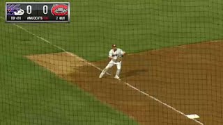 Mudcats Erceg makes a great play [upl. by Ytteb]