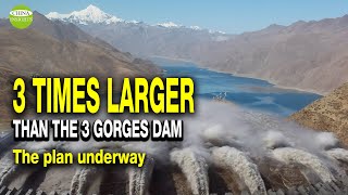 Extraordinary Risk China Hydro Station Plan Underway on Yarlung Tsangpo RiverWater war with India [upl. by Lertram]