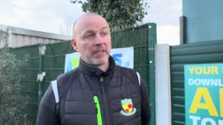 INTERVIEW  Paul Carden after 00 draw at Runcorn Linnets [upl. by Solrac]