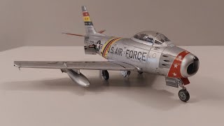 Hasegawa  148  F86 SABRE US AIR FORCE  PT 13 Part final weathering amp assemblescalemodel F86 [upl. by Showker]