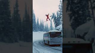 Failed Ski Jump Over a Road Gap  Warren Miller Entertainment [upl. by Ahseen]