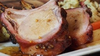 Rib Roast of Wild Boar Recipe With Apple Bourbon Glaze [upl. by Sitoiganap]