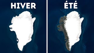 Ce qui rend la calotte glaciaire du Groenland sombre en été [upl. by Ecad]