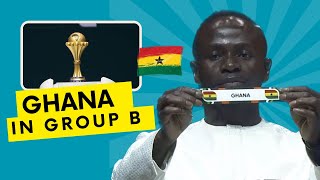 BLACK STARS TO FACE EGYPT IN AFCON 2023 NIGERIA VS IVORYFULL DRAW DETAILS [upl. by Valley]