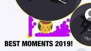 MY BEST MOMENTS OF 2019 Agario Mobile Gameplay [upl. by Ancilin]