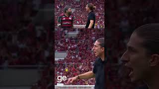 FILIPE LUÍS MANDA GABIGOL JOGAR  FLAMENGO X ATLÉTICOMG  shorts  geglobo [upl. by Avenej]