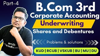 Bcom 3rd sem  Company  Corporate account  UNDERWRITING Problems and solutions  Part4 [upl. by Salaidh]