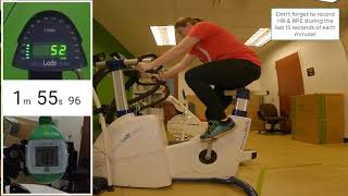 AstrandRhyming Submaximal Cycle Ergometer Test [upl. by Claman]