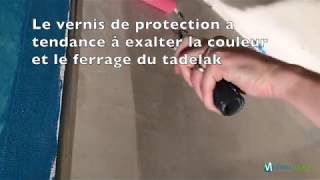 Vernis hydrofuge pour douche en béton ciré [upl. by Eanehs]