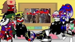 Countryhumans react to hoi4 factions in a nutshell Gacha club [upl. by Asial]