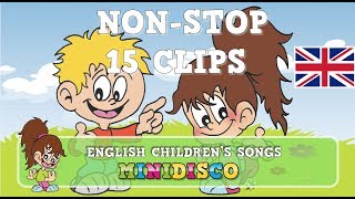 Children’s songs  NONSTOP NURSERY RHYMES  Cartoons  Mini Disco [upl. by Ogaitnas]