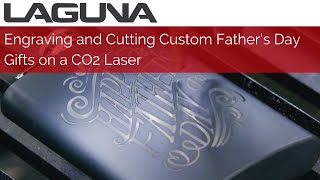 Engraving and Cutting Custom Fathers Day Gifts on a CO2 Laser  SmartShop® LaserEX [upl. by Airreis371]