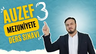 AUZEF Mezuniyete Üç Ders Sınavı Tüm Detaylar [upl. by Arymas129]