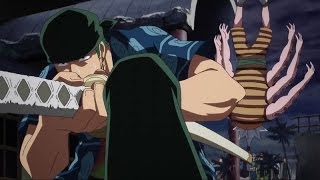 Roronoa Zoro VS Hatchan The Octopus Hachi  Eng Sub 1080HD [upl. by Morissa774]